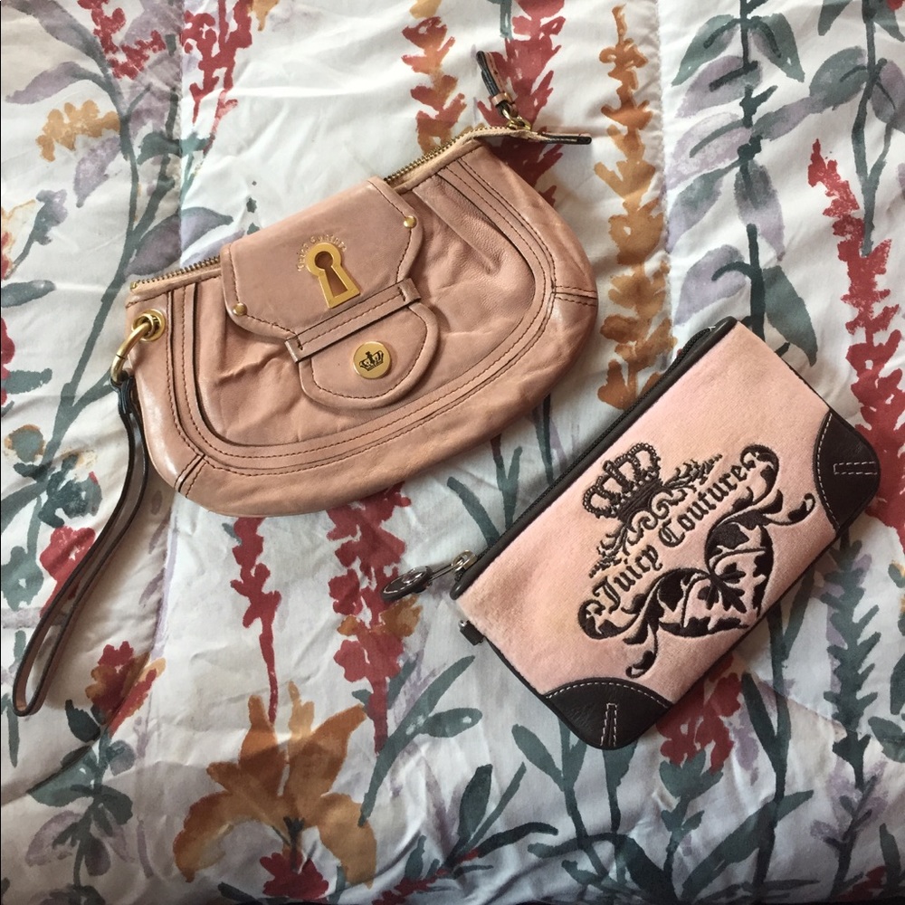 Juicy Couture pink wristlets