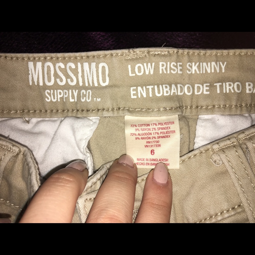 mossimo supply co. khakis