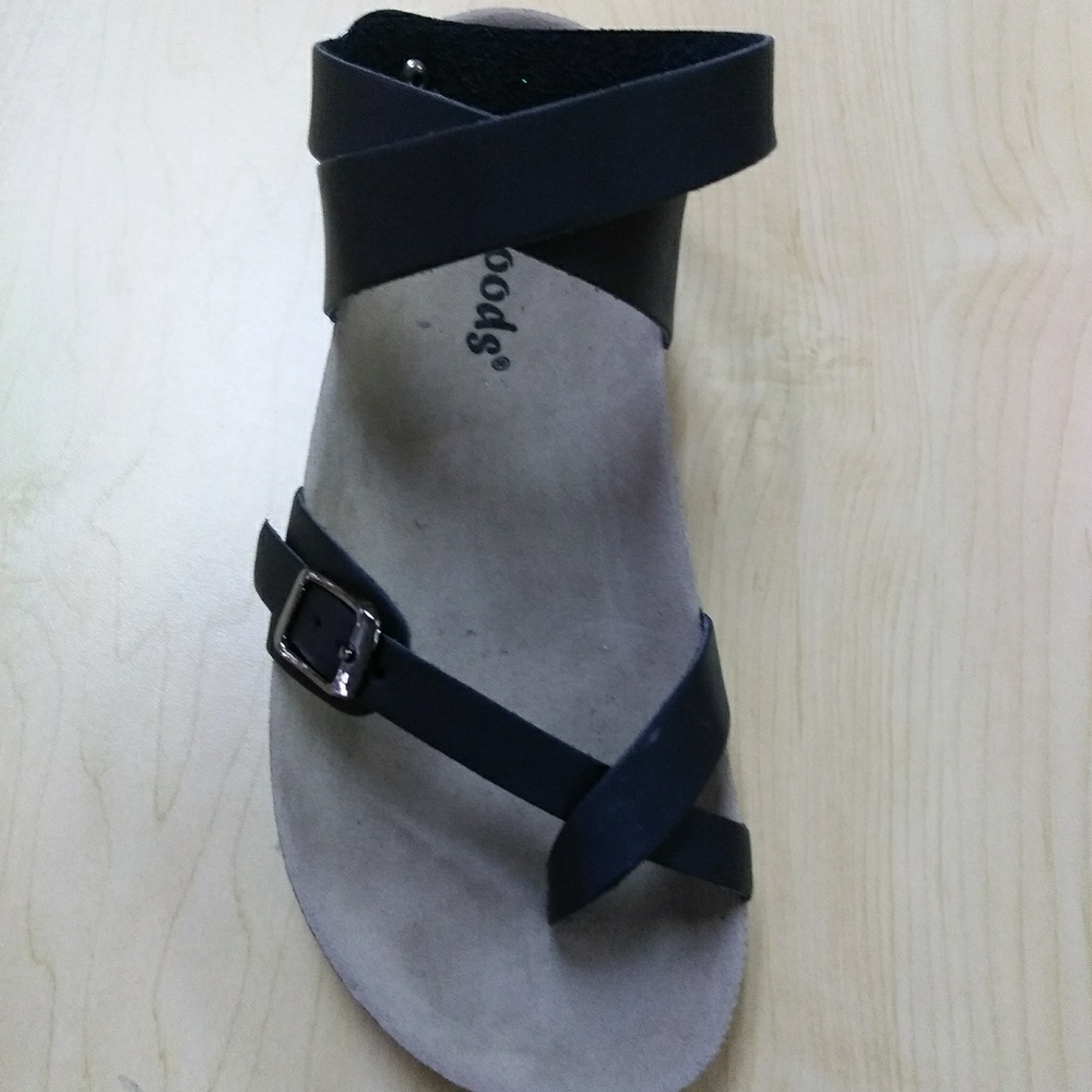 Black Ankle Strap Sandals