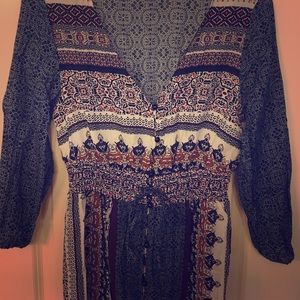 Boho/country chic maxi dress