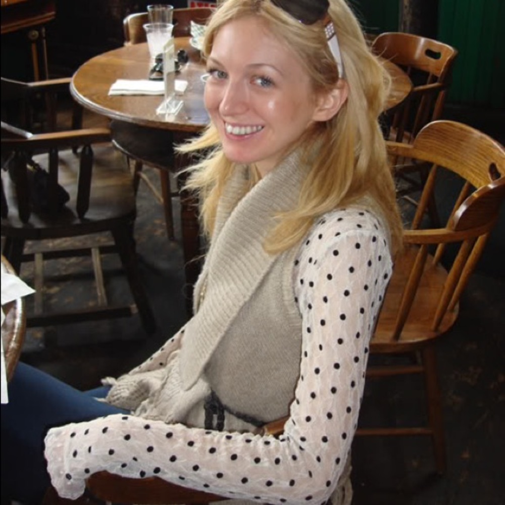 Free People Dotted Lace Tee