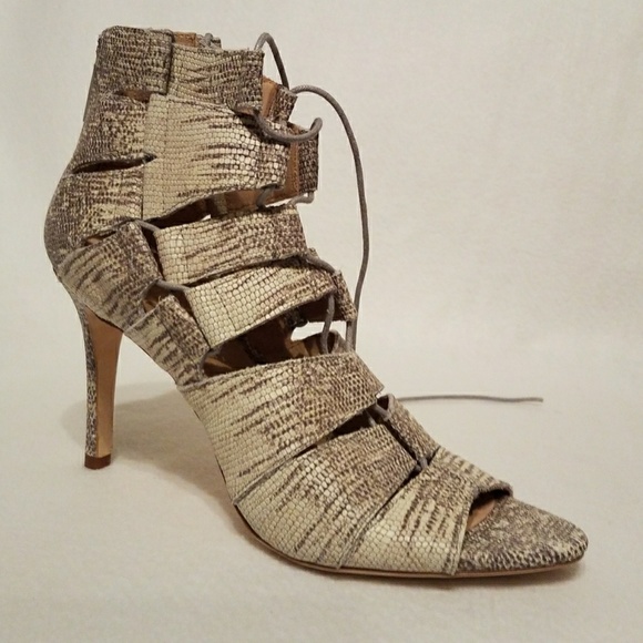 Loeffler Randall Lottie Cream Sandal - Picture 5 of 6