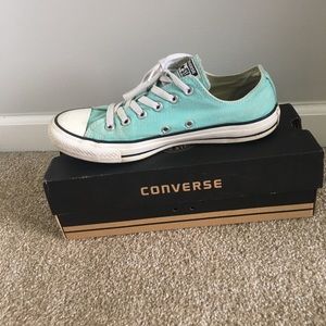 Converse Tiffany Blue Low Tops