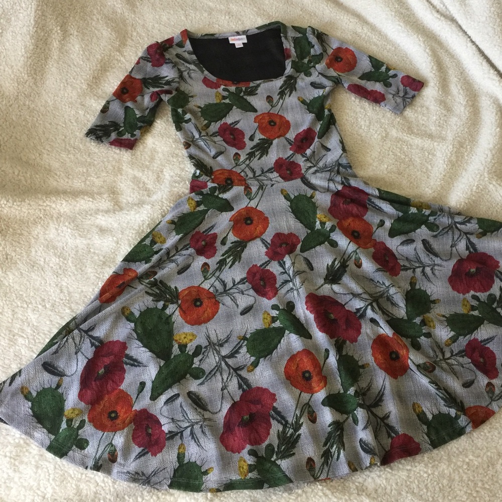 LuLaRoe Nicole Dress in unicorn cactus print! 🦄🌵