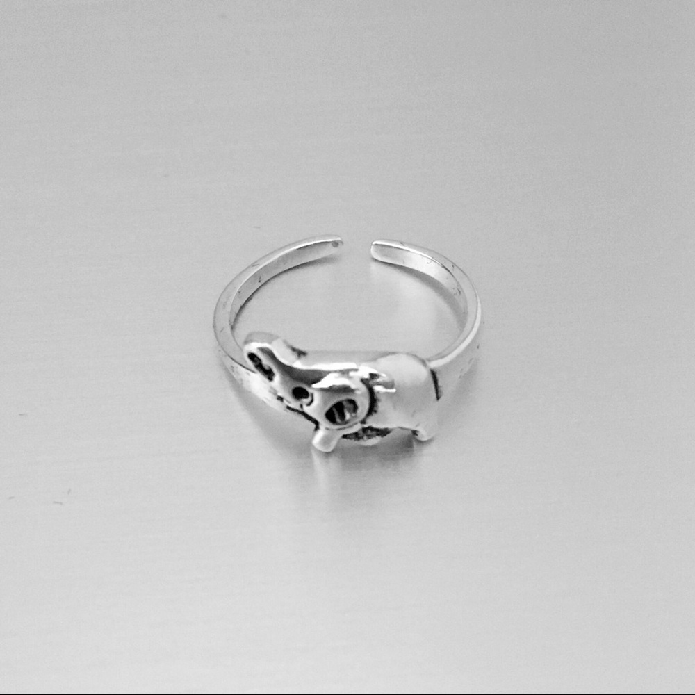 Sterling Silver Elephant Toe Ring - image 3