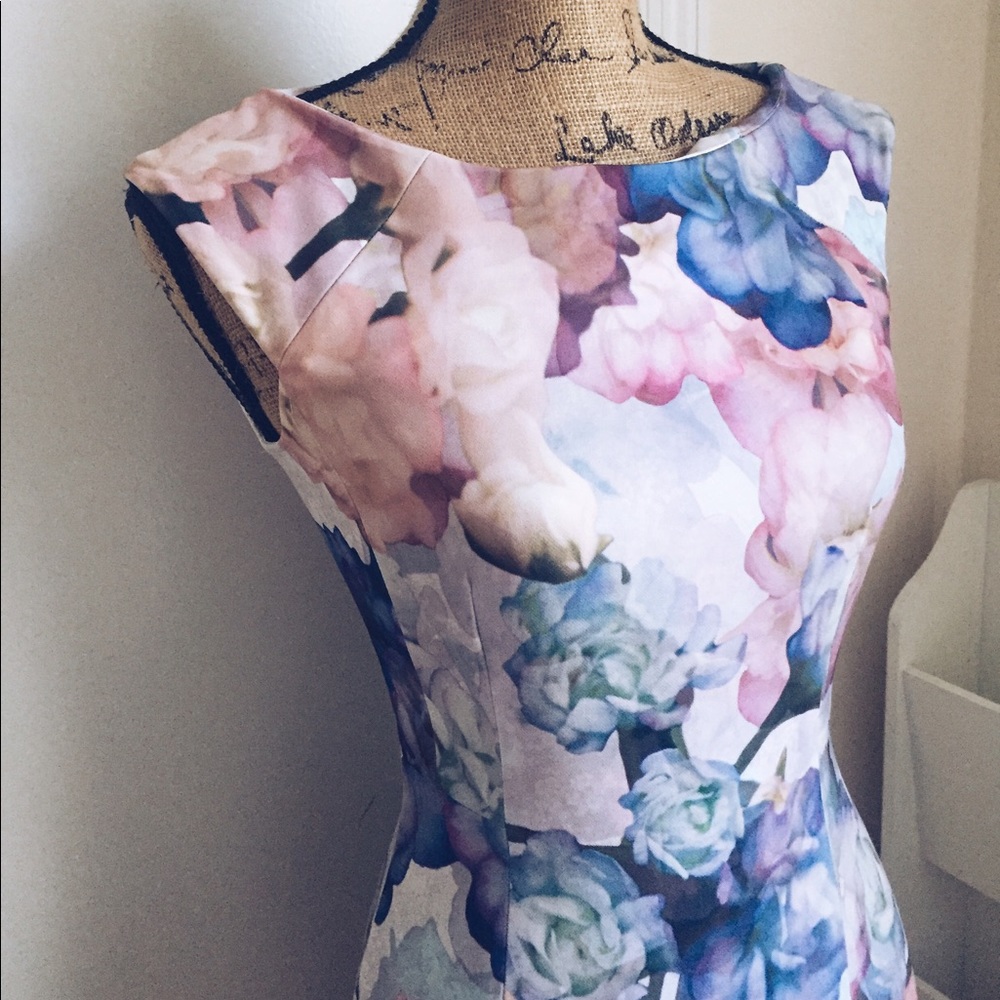H&M Watercolor floral dress