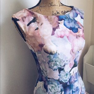 H&M Watercolor floral dress