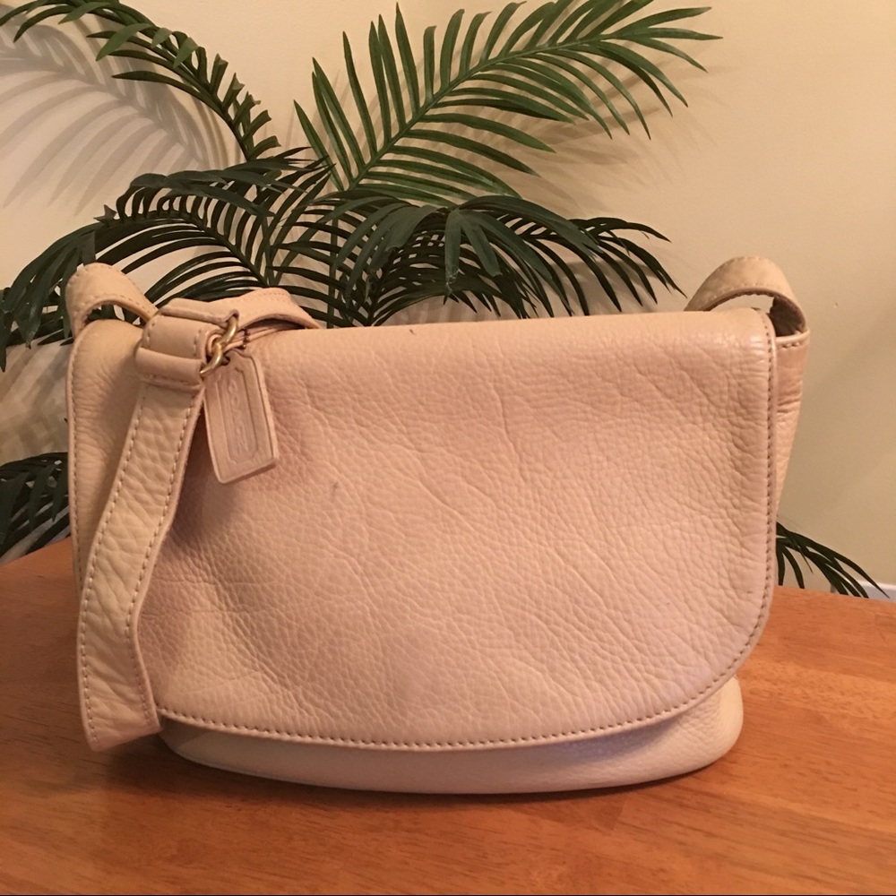 Vintage Sand Pebble leather Sonoma adjustable bag
