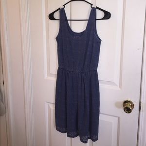 Mossimo denim colored floral lace dress vintage