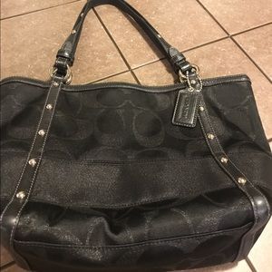 Black Coach handbag