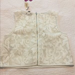 🐇Faux Leather Top🐇