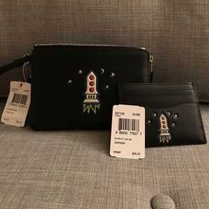 Coach Rocket Wristlet & Card Case