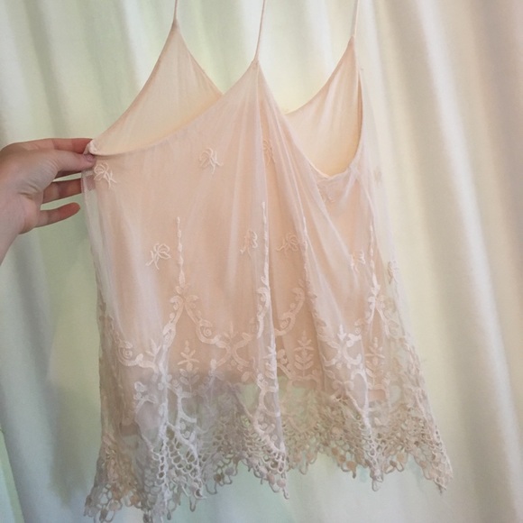 Urban Outfitters Cream Lace Tank - Picture 3 of 4