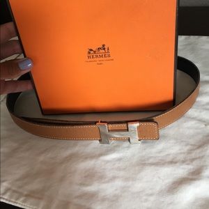 Hermes reversible XS belt