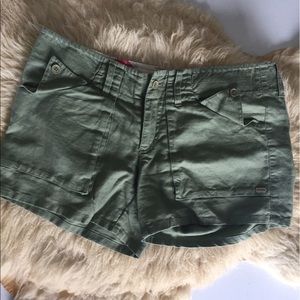 Paul Frank Army Green Cargo Chino Shorts Size 30