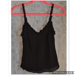 Dainty black tank top