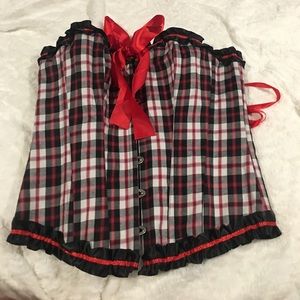 Adore Me Lingerie School Girl Corset Size XL