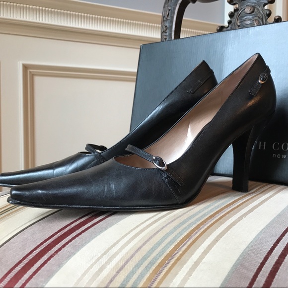 KENNETH COLE Black Heels Sz 7 - Picture 3 of 7