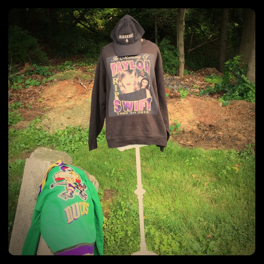 Limited edition Kanye West x Taylor Swift sweater.