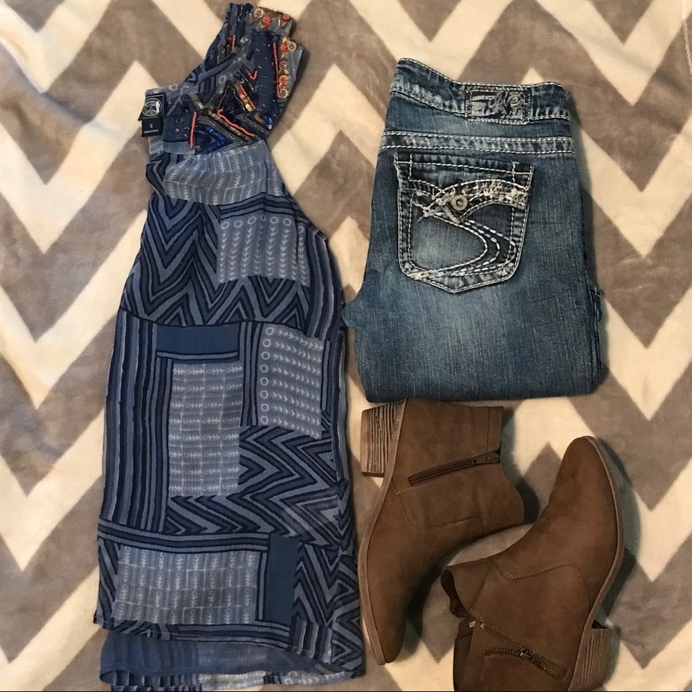 ⬇️PRICE DROP⬇️ Lucky brand beaded tank