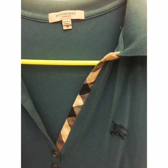 Burberry Polo Shirt with Puff Sleeves - Picture 2 of 2