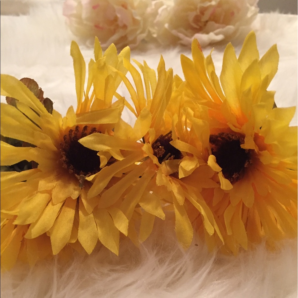Sunflower Floral Crown