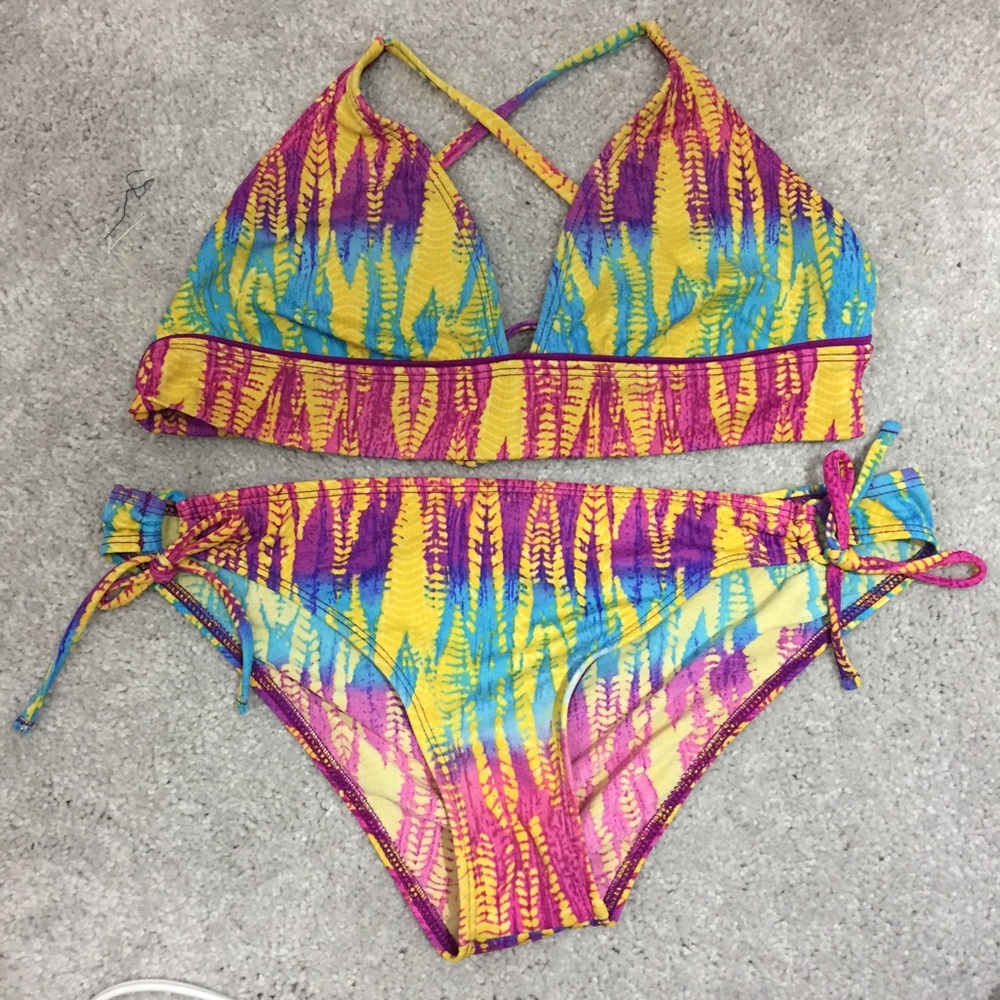 Women's swim bikini set size large