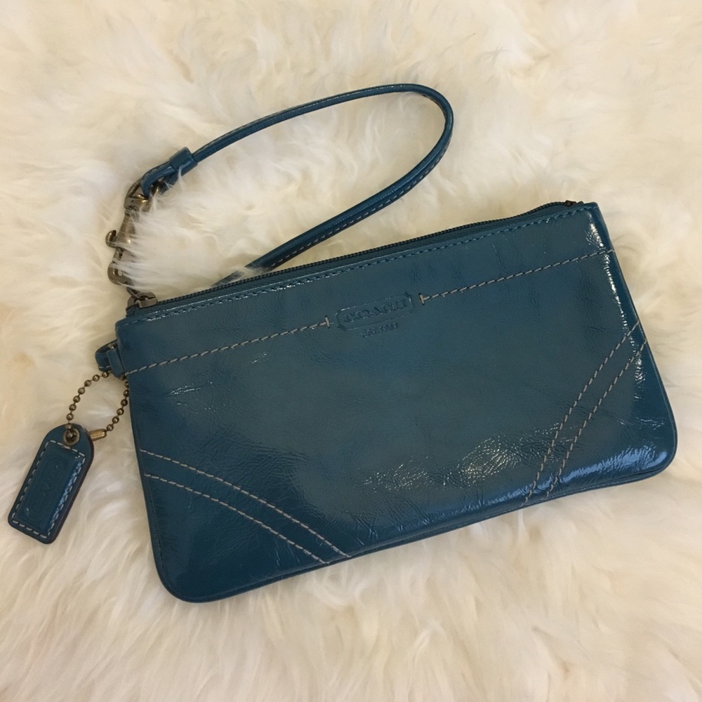Coach Patent Wristlet