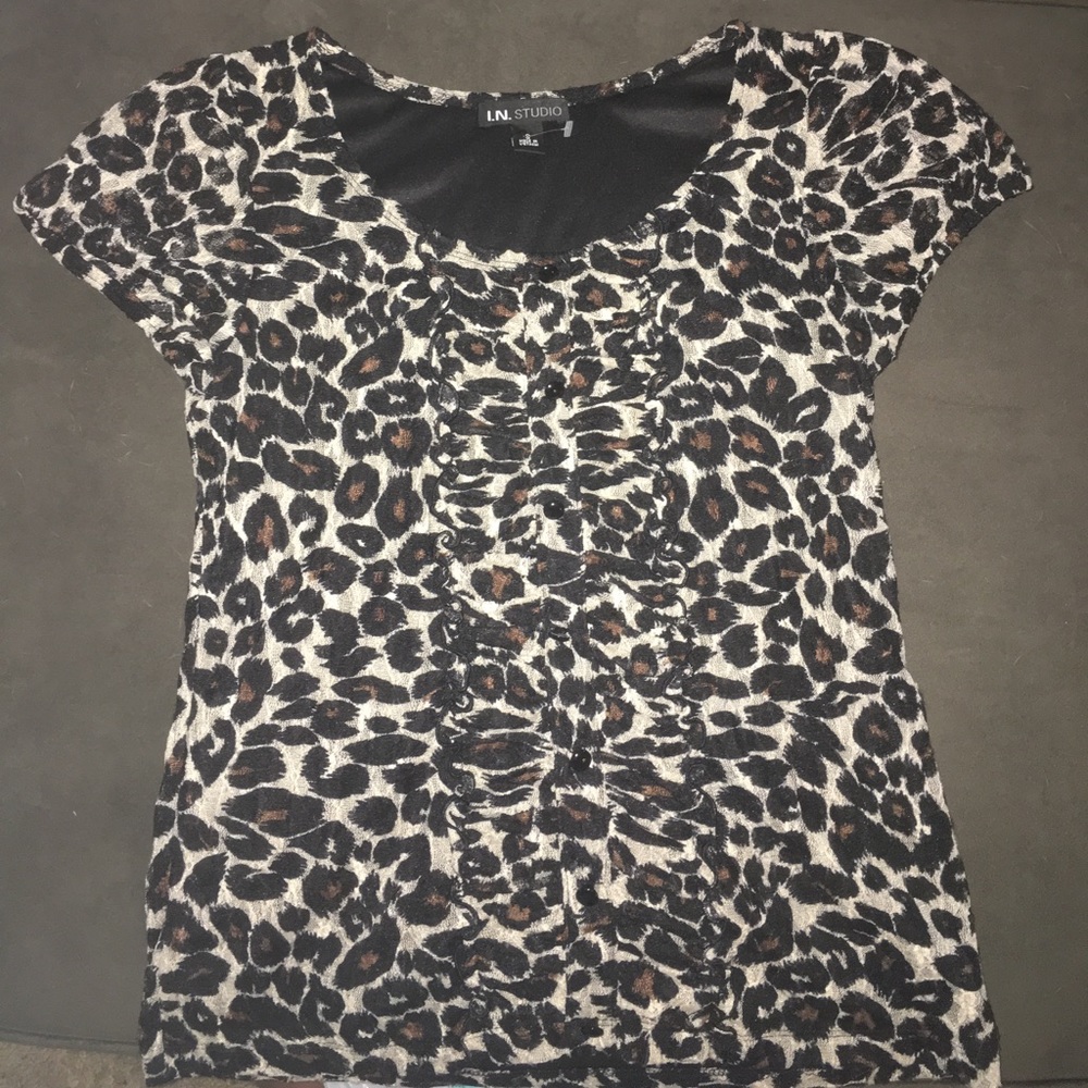 Cheetah Print Shirt