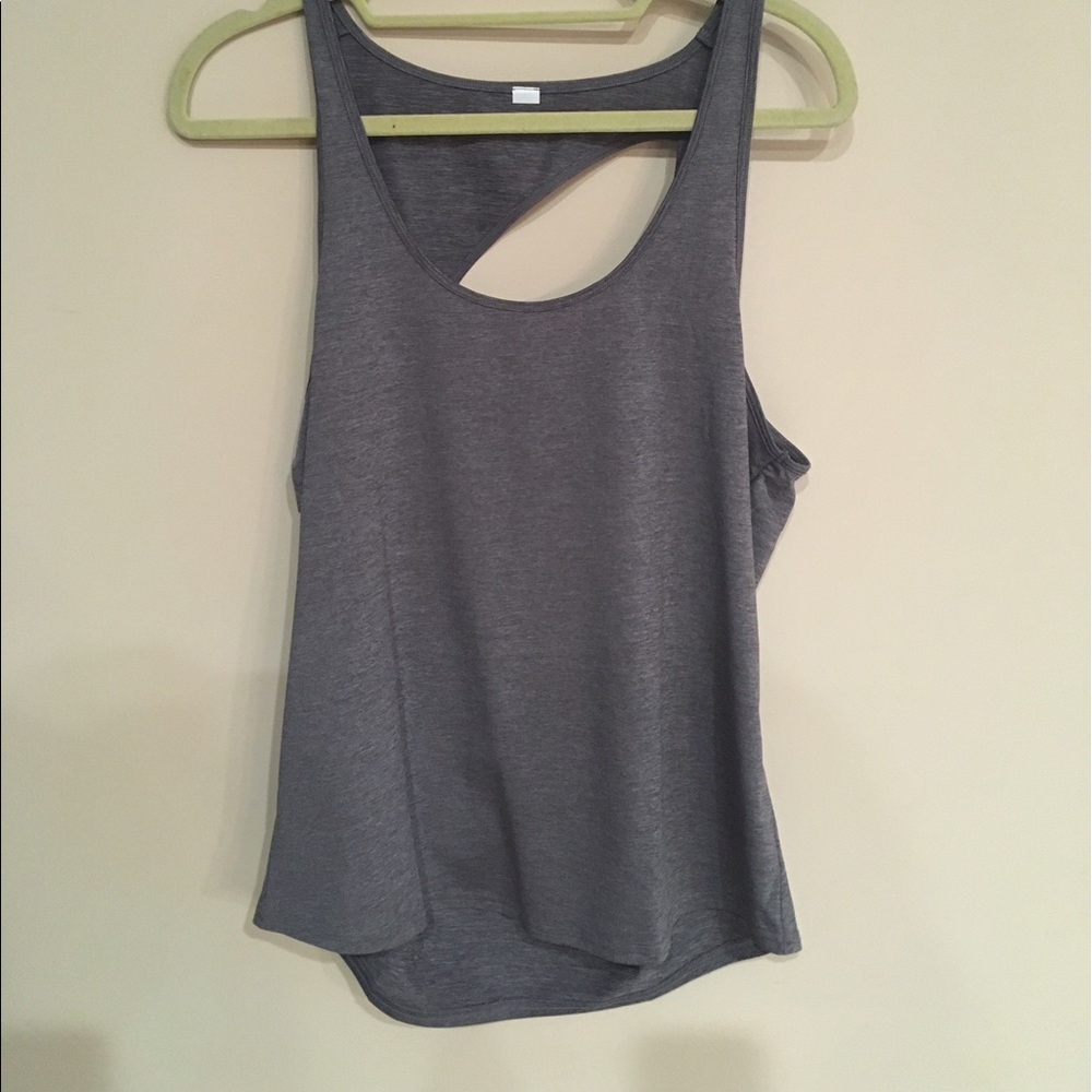 Alo Yoga Dalia Tanktop, size Medium, charcoal grey