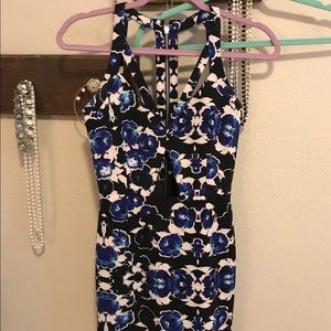 Floral bodycon dress