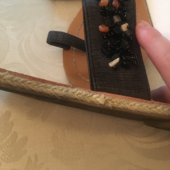 Black Bamboo Sandals - Picture 5 of 5