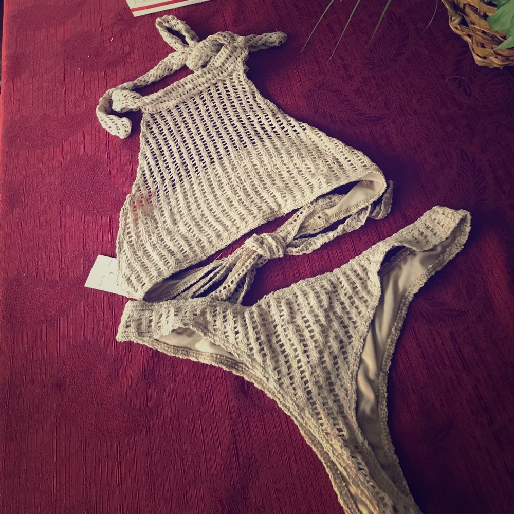 Nude bathing suit