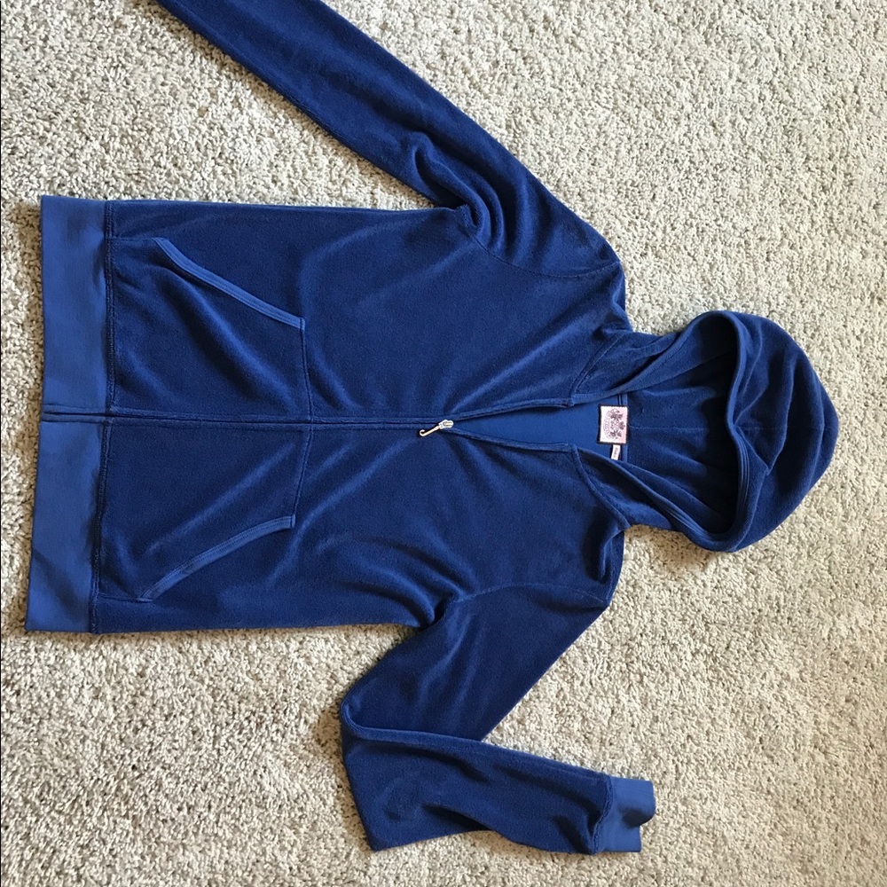 Juicy Couture Hooded Sweatshirt, size L, EUC!!!