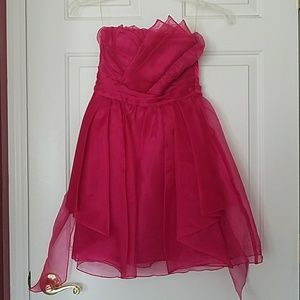 Strapless homecoming/prom dress