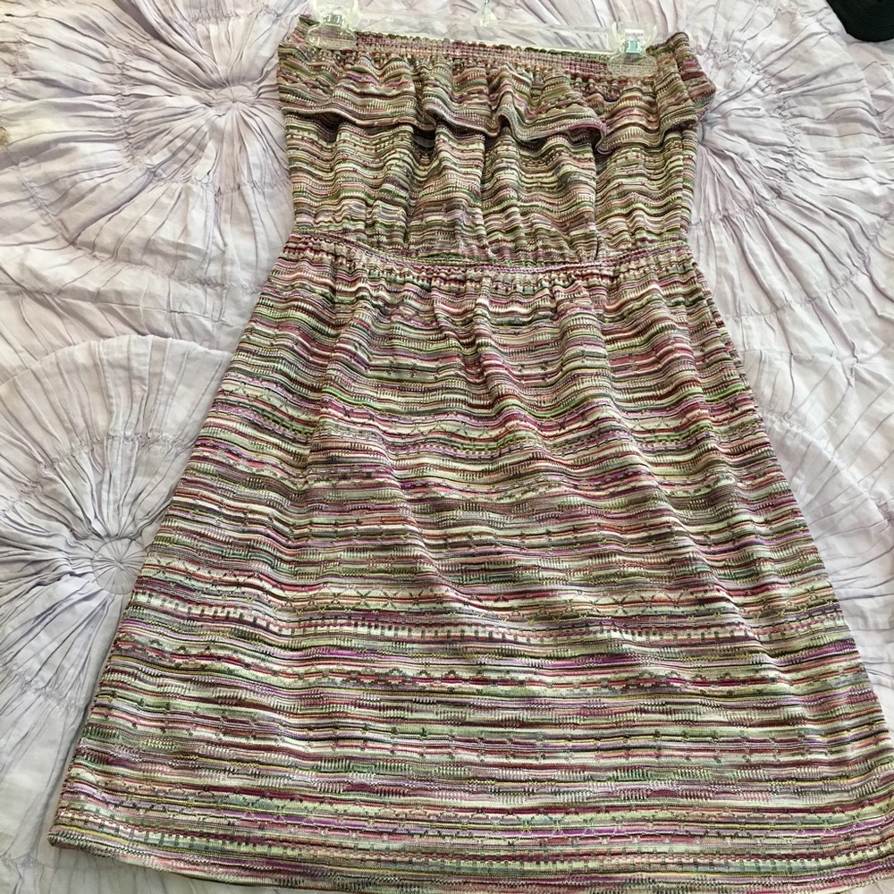 Eight Sixty Multicolor Strapless Dress