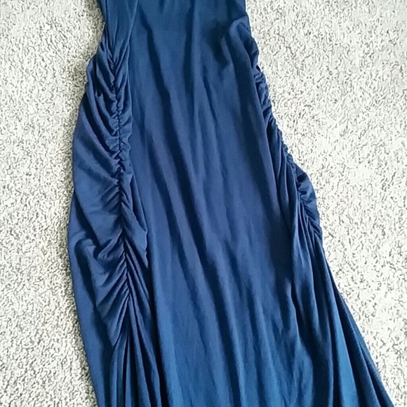Navy blue forever 21 maxi dress - Picture 2 of 4