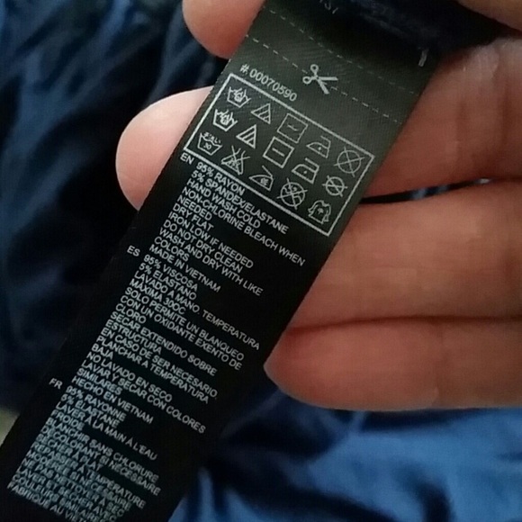 Navy blue forever 21 maxi dress - Picture 3 of 4