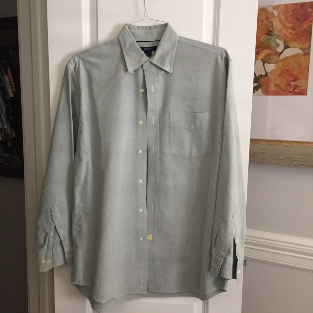 Size small green men's JCrew dress shirt