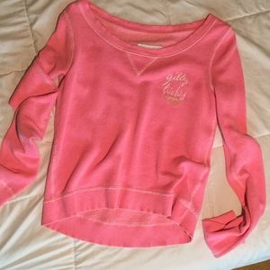 Pink filly hicks sweater