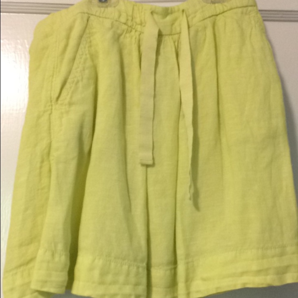 J. Crew Linen Skirt Size 0