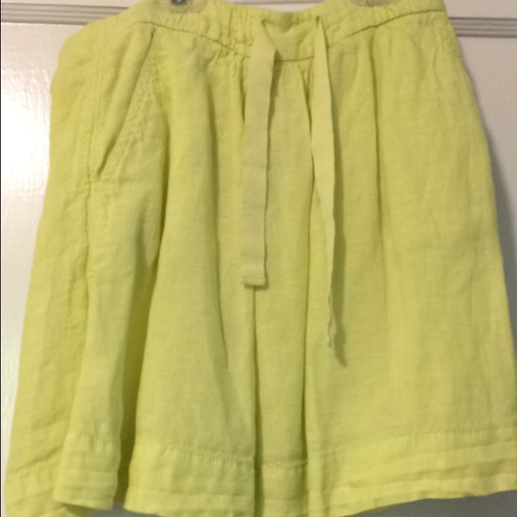 J. Crew Linen Skirt Size 0 - Picture 1 of 1