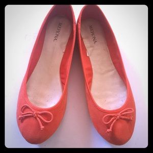 Merona orange ballet flats
