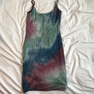 Fashion nova body con tye dye dress
