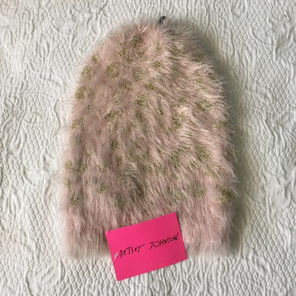 Betsey Johnson Beanie and Mittens (Brand New!)