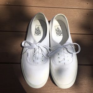 Classic white vans