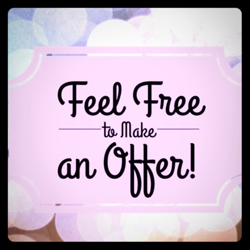 Open to any and all reasonable offers :)