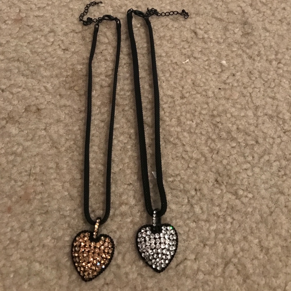 Heart necklaces