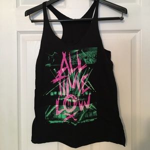 All Time Low racerback tank