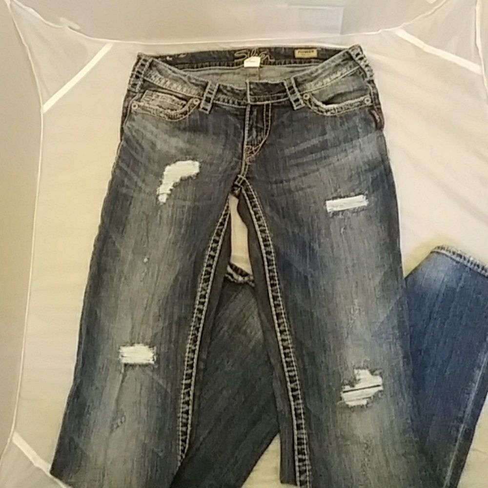 Silver Pioneer Boot cut. Jeans